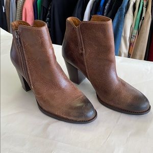 New Sofft Leather Ankle Boots